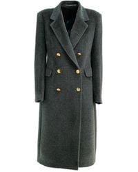 Tagliatore - Double-Breasted Button Coat - Lyst