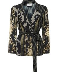 Pierre Louis Mascia - Chaqueta con motivo y cinturón - Lyst