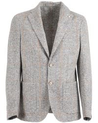 L.B.M. 1911 - Checked Single-Breasted Blazer - Lyst