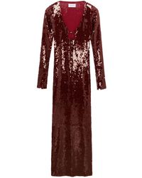 16Arlington - Sequin-embellished Long-sleeve Maxi Dress - Lyst