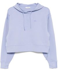 Lacoste - Logo-Embroidered Hoodie - Lyst