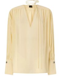 Pinko - Blouse Met V-Hals En Manchetten - Lyst