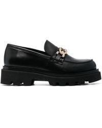 Alohas - Loafer Mit Zierkette - Lyst