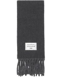 Acne Studios - Écharpe Bicolore En Alpaga - Lyst