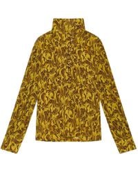Maliparmi - Floral-Print High-Neck Top - Lyst