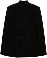Wardrobe NYC - Double-breasted Wool Cape - Lyst