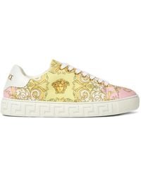 Versace - Sneakers mit Plateau - Lyst