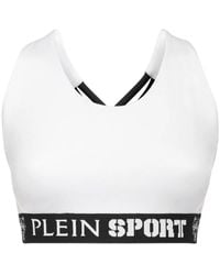 Philipp Plein - Logo-Underband Sports Bra - Lyst