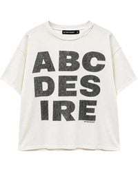 Bottega Desires - Abc Desires Distressed T-Shirt - Lyst