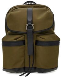 Ferragamo - Canvas Backpack - Lyst