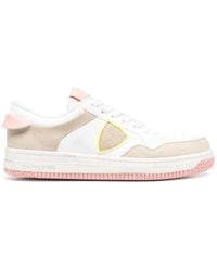 Philippe Model - Leather Low-Top Sneakers - Lyst