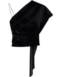 forte_forte - Duchesse One-Shoulder Draped Top - Lyst