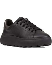 Geox - Baskets En Cuir À Plateforme - Lyst