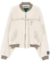 Reese Cooper - Fleece-Texture Bomber Jacket - Lyst