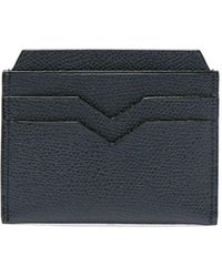 Valextra - Textured Leather Cardholder - Lyst