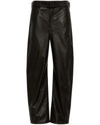 Lemaire - Weite Hose Mit Hohem Bund - Lyst