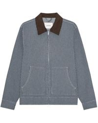 Les Deux - Robert Striped Jacket - Lyst