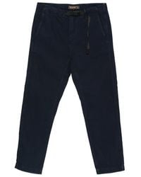 Woolrich - Pantalones Rectos Con Cinturón - Lyst