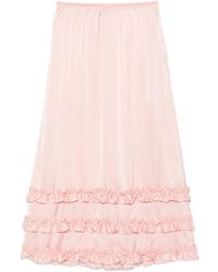 Simone Rocha - Ruffled Tiered Maxi Skirt - Lyst