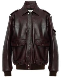 Coperni - Leather Epaulette-Detail Jacket - Lyst