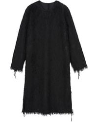 JNBY - Fringe-Detail Jacquard Midi Dress - Lyst