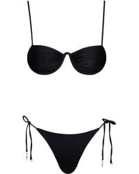 Noire Swimwear - Monowire Satin Bikini Set - Lyst