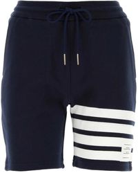 Thom Browne - Shorts Sportivi Con Dettaglio A 4 Righe - Lyst