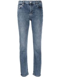 AG Jeans - Vaqueros rectos de talle alto - Lyst