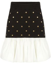 Nina Ricci - Polka-dot Print Cotton Skirt - Lyst