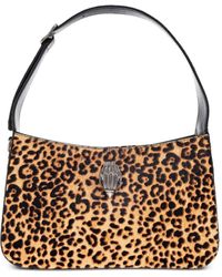 Kurt Geiger - Bond Leopard-Print Shoulder Bag - Lyst