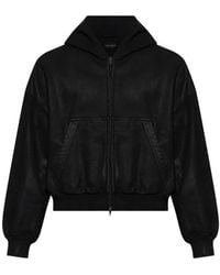 Balenciaga - Sudadera Con Capucha Y Cremallera - Lyst