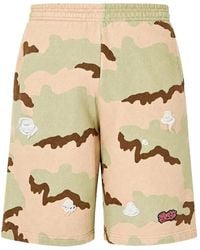 BoTT - Camouflage-Print Embroidered-Patch Shorts - Lyst