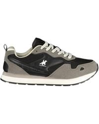 U.S. Grand - Logo-Print Panelled Sneakers - Lyst
