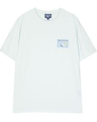 Maison Kitsuné - X Vilebrequin T-Shirt mit Wellen-Print - Lyst