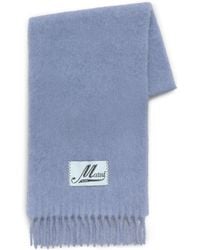Marni - Sciarpa Con Applicazione Logo - Lyst
