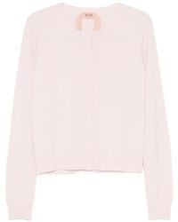 N°21 - Logo-Embroidered Button-Up Cardigan - Lyst