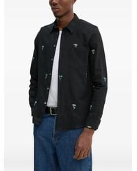 Paul Smith - Flower-Embroidered Shirt - Lyst