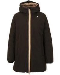 K-Way - Manteau Réversible Sophie St Thermo À Capuche - Lyst