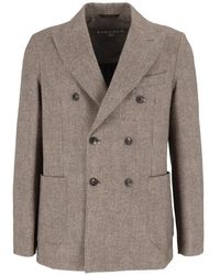 Circolo 1901 - Double-Breasted Patch-Pocket Jacket - Lyst
