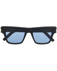 Saint Laurent - Tinted Square-Frame Sunglasses - Lyst