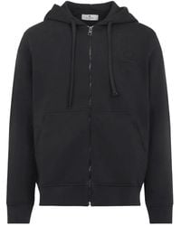Etro - Embroidered Zip-Front Hoodie - Lyst