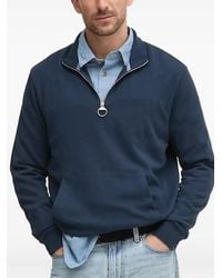 Barbour - Sudadera con media cremallera - Lyst