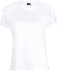 Kiton - Patch-pocket Cotton T-shirt - Lyst