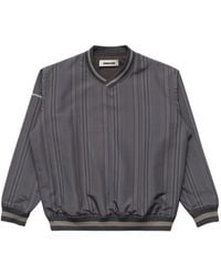 METALWOOD STUDIO - Logo-Motif V-Neck Sweatshirt - Lyst