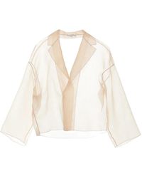 Antonelli - Emma Sheer Silk Jacket - Lyst