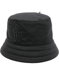 Moncler - Logo Printed Bucket Hat - Lyst