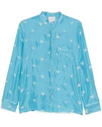 forte_forte - Floral Chest-Pocket Shirt - Lyst