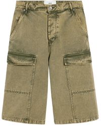 Ami Paris - Bermudas Mit Weitem Bein - Lyst