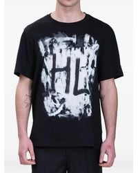 Helmut Lang - Camiseta Scribble - Lyst