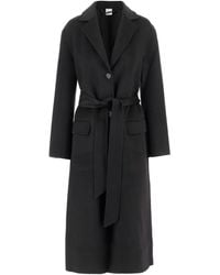 Aspesi - Wollen Vacht Met Enkele Borsten - Lyst